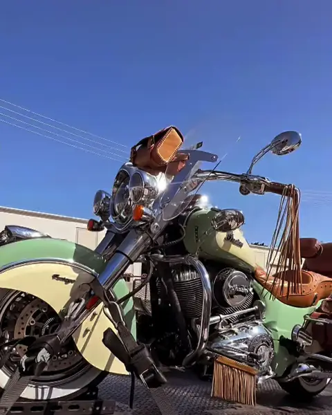 Classic Indian on the bed